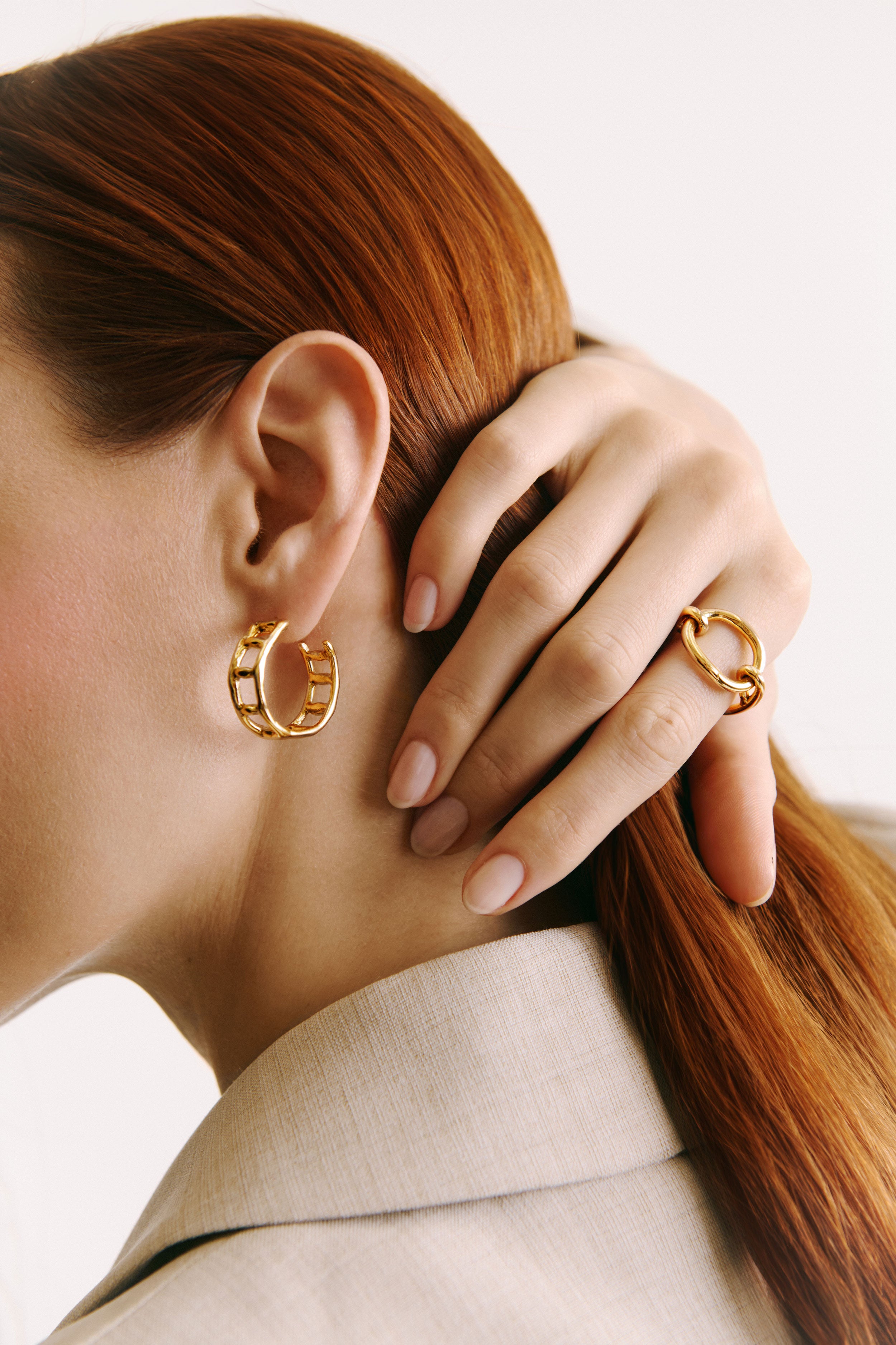 Animo Hoop Large Earrings