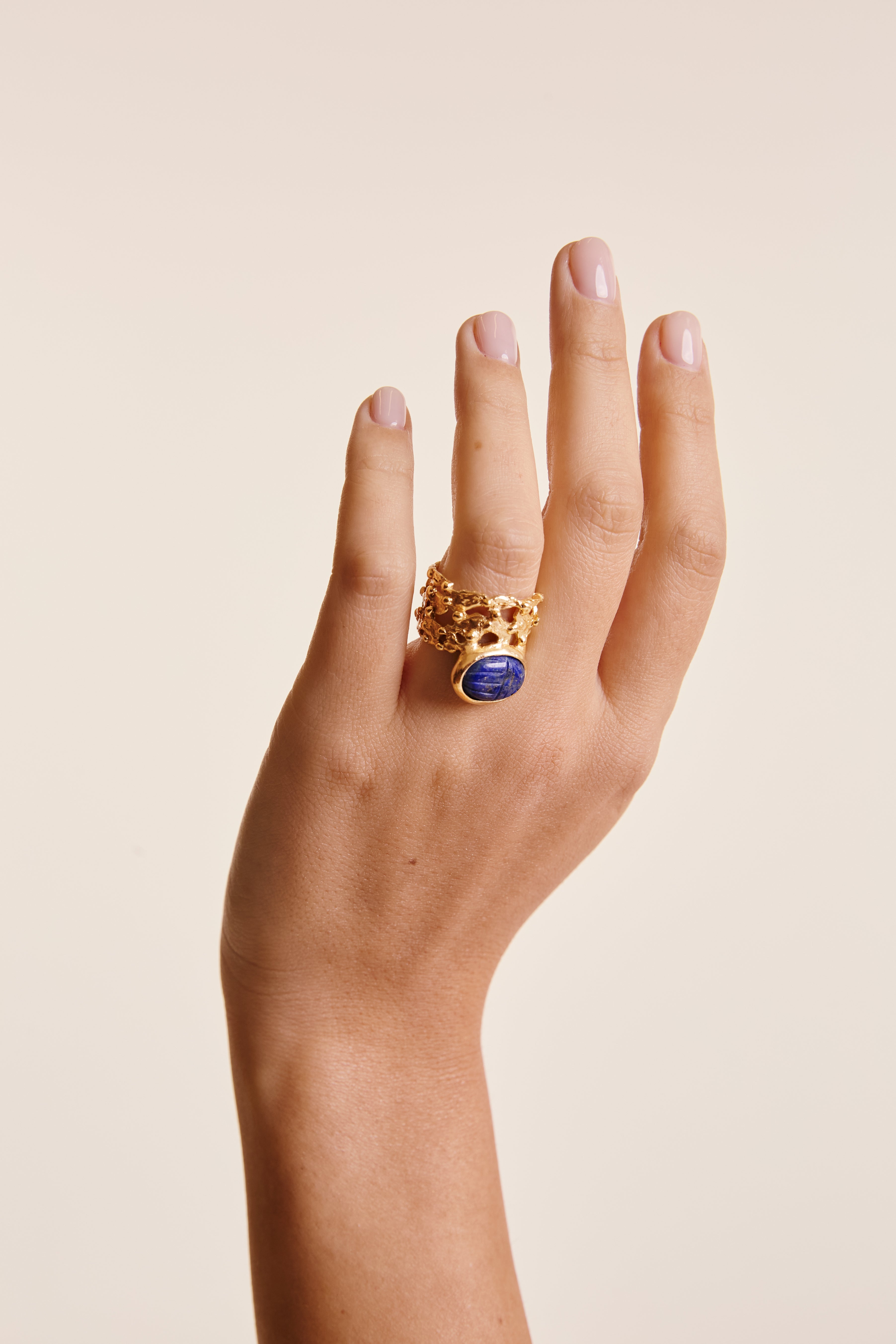 Anello Pebbles Khepri