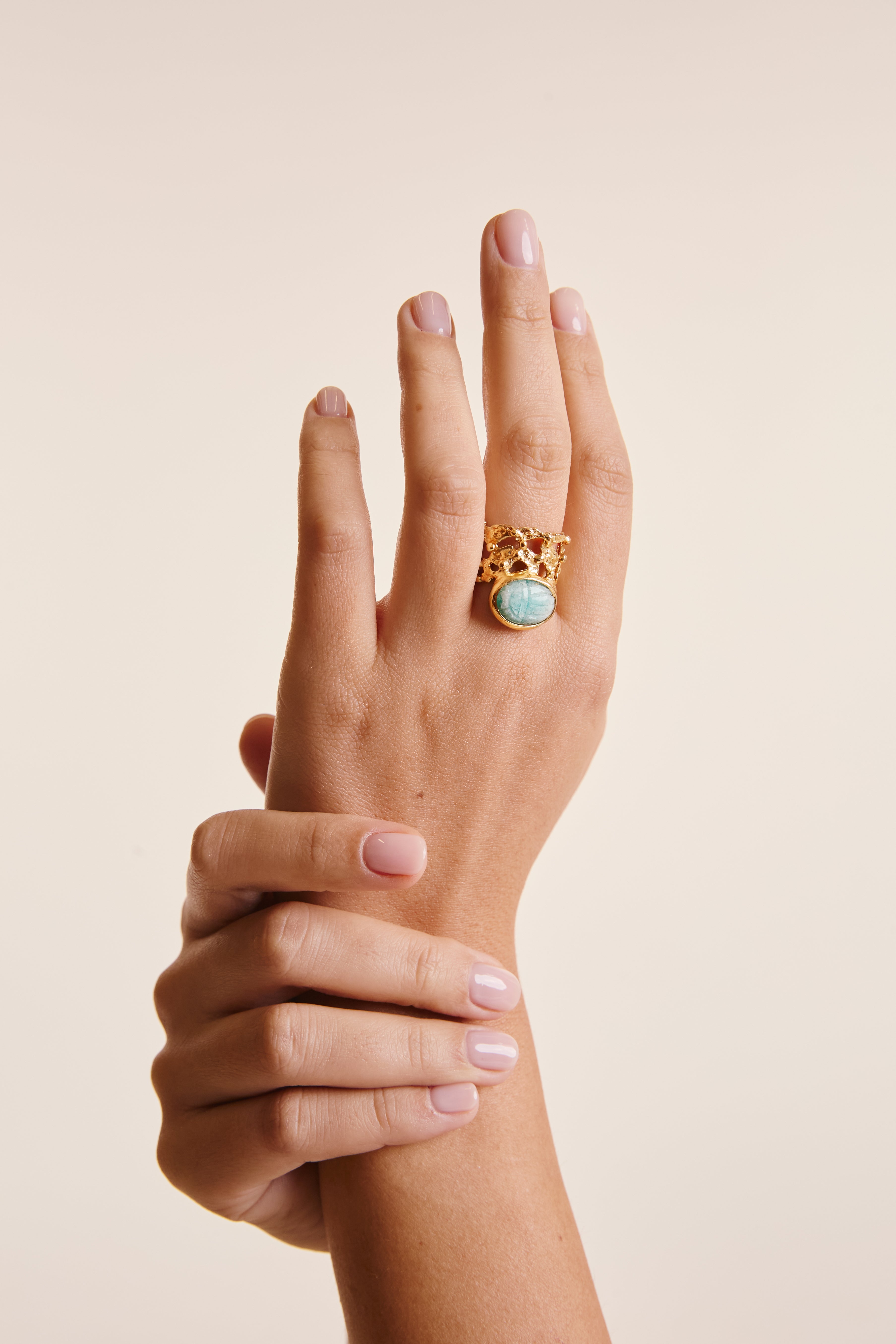 Anello Pebbles Khepri