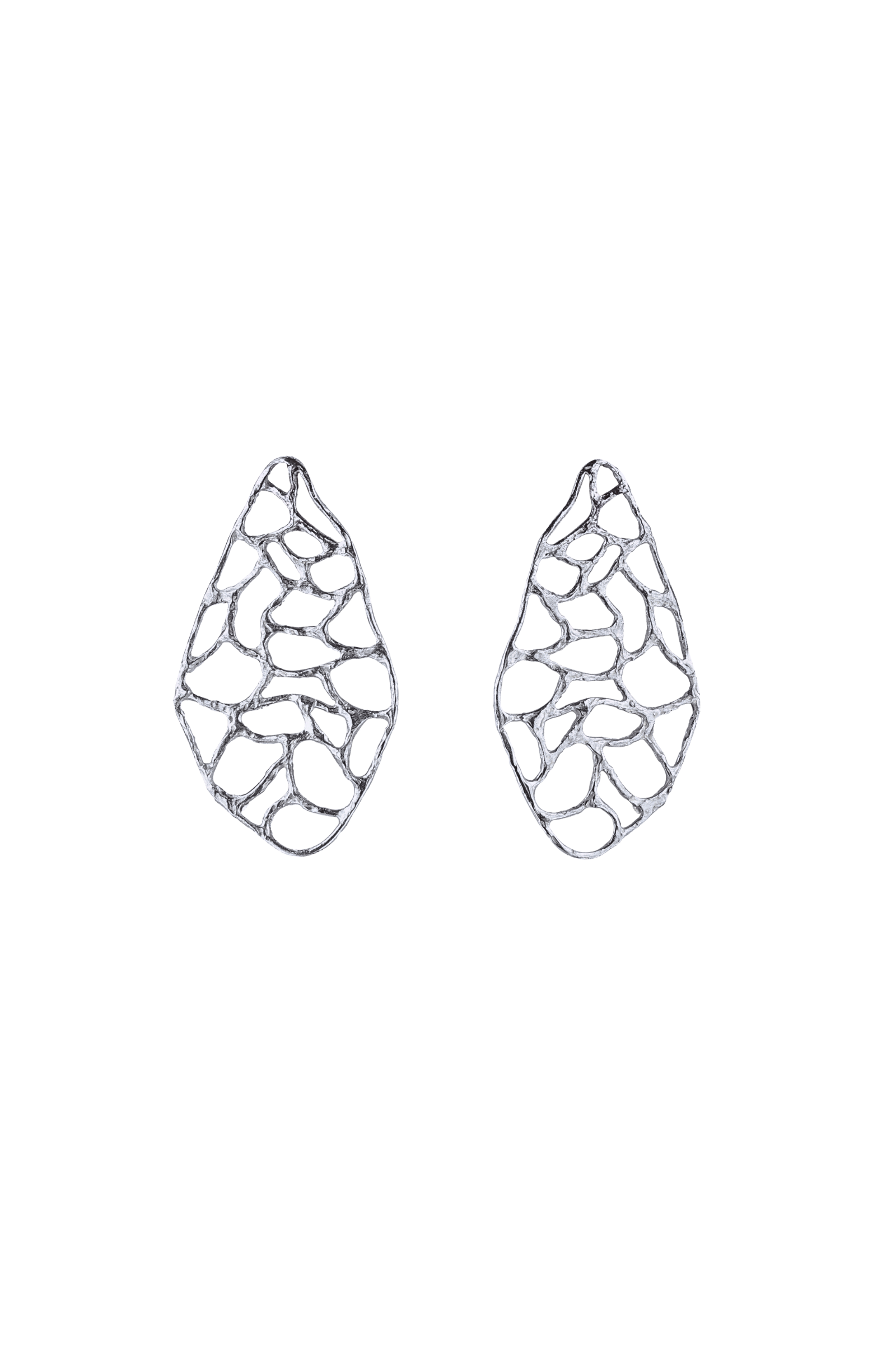 Africa Silver Earrings