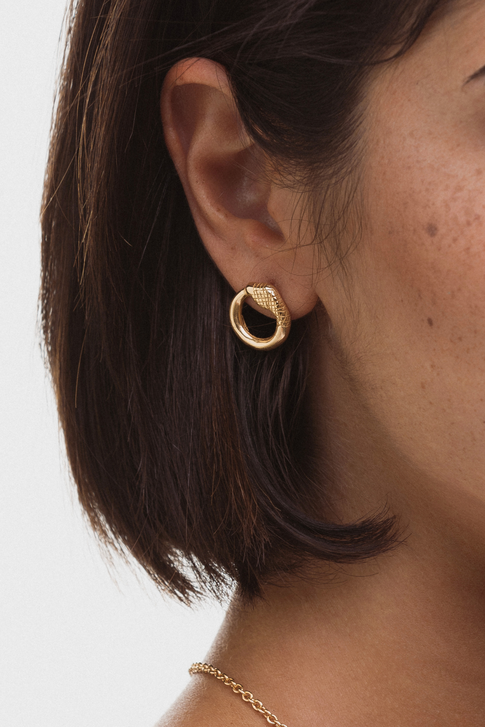 Uroboro Small Earrings