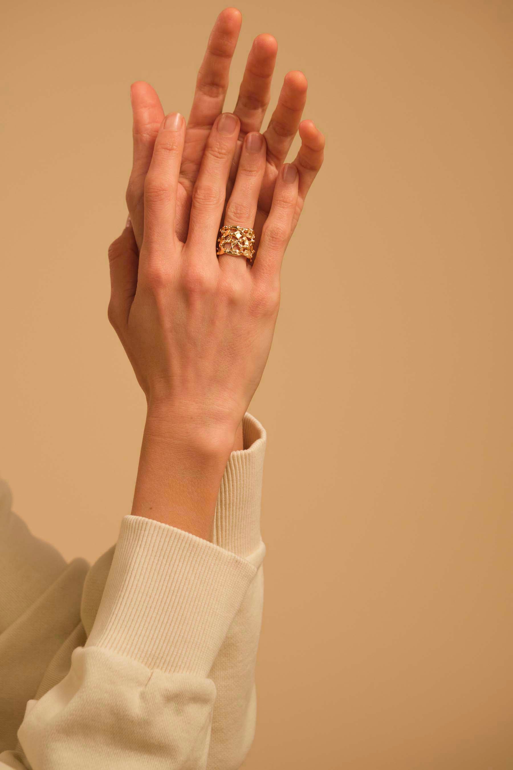 Anelli - Pebbles Ring - Giulia Barela Jewelry | Gioielli eleganti e particolari fatti in Italia