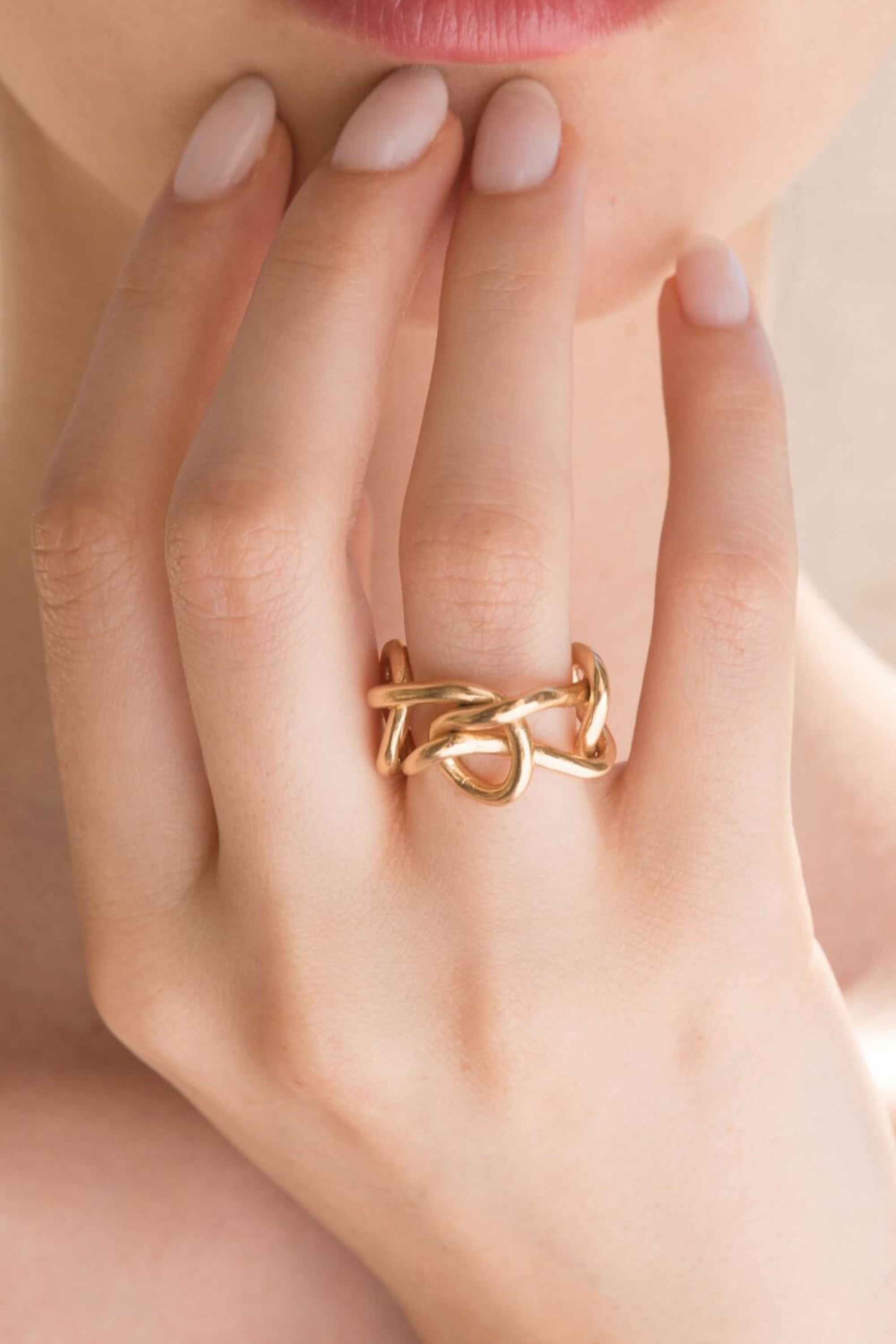 Anelli - Knot Light Ring - Giulia Barela Jewelry | Gioielli eleganti e particolari fatti in Italia