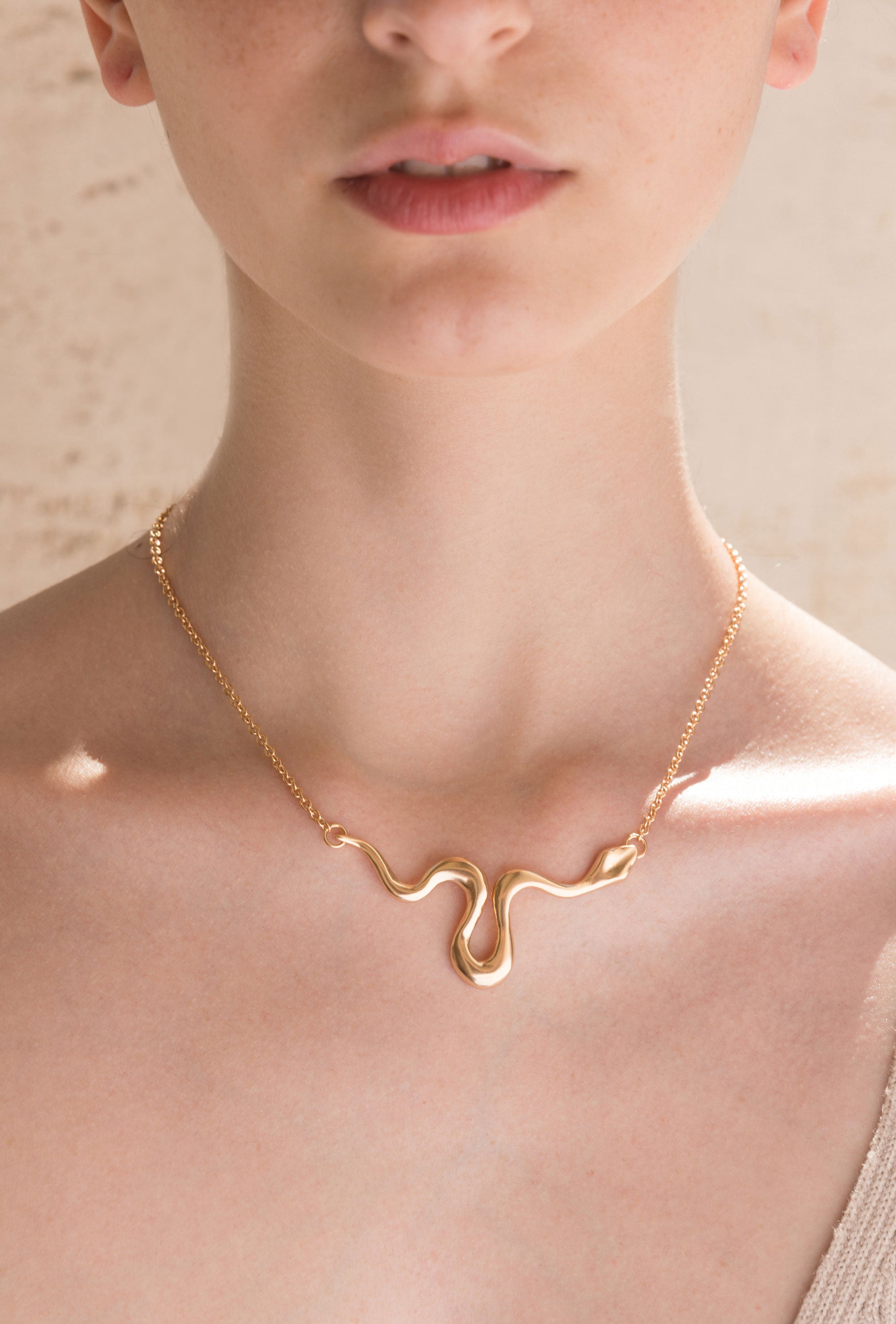 Collane - Ribbon Necklace Medium - Giulia Barela Jewelry | Gioielli eleganti e particolari fatti in Italia