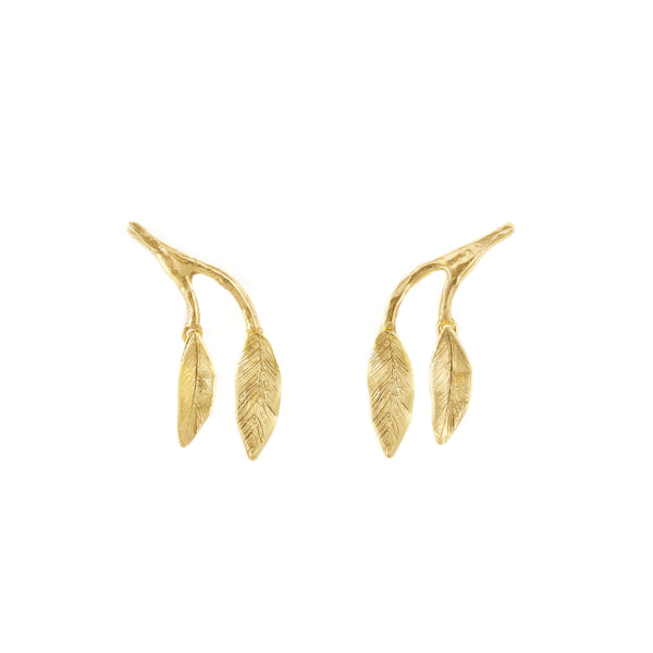 Orecchini - Mobile Medium Leaves Earrings - Giulia Barela Jewelry | Gioielli eleganti e particolari fatti in Italia