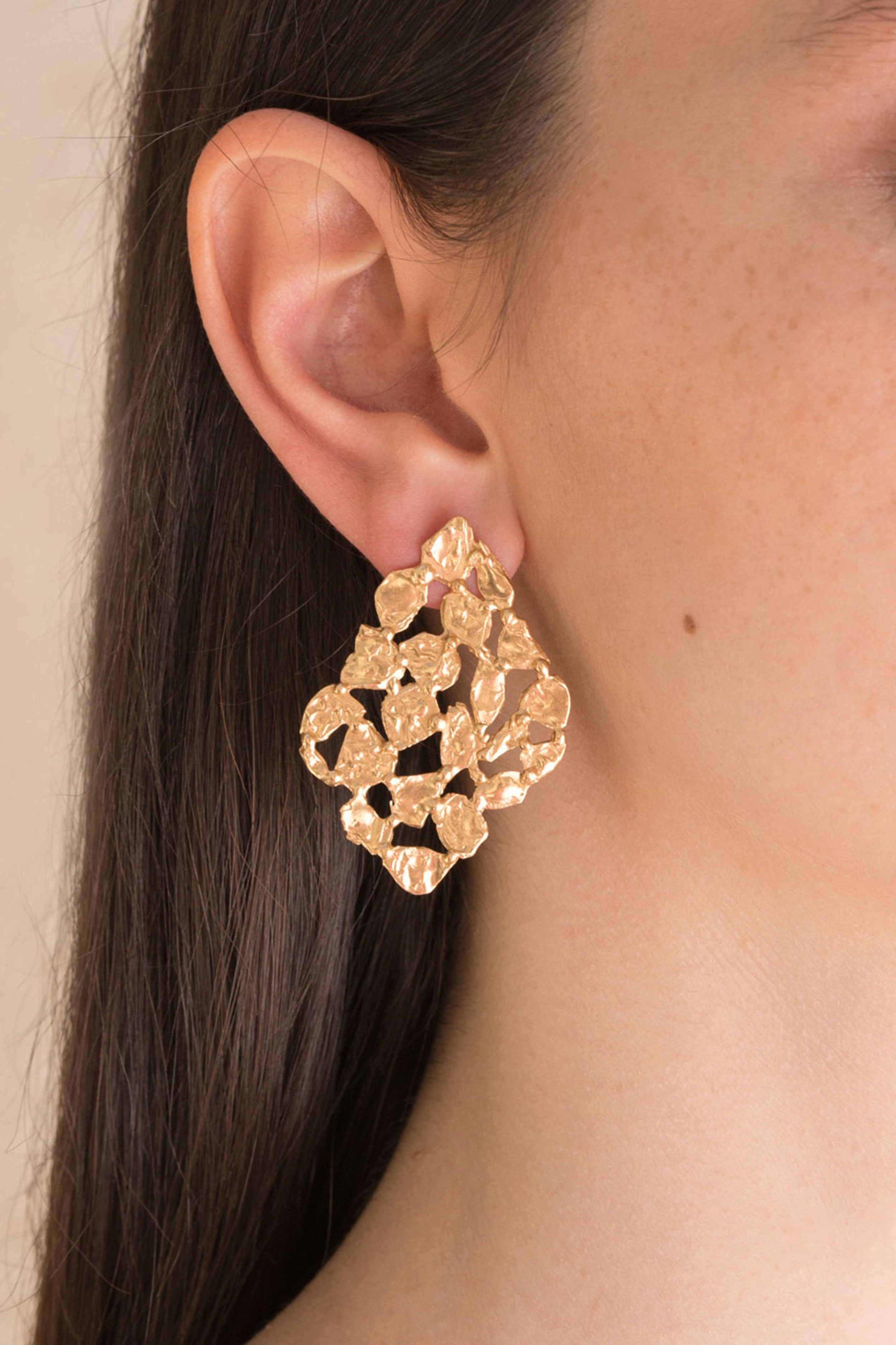 Orecchini - Pebbles Earrings - Giulia Barela Jewelry | Gioielli eleganti e particolari fatti in Italia