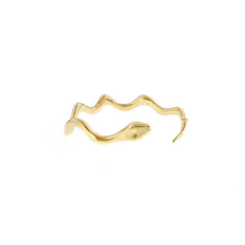  snake-shaped cuff bracelet  | Giulia Barela Jewelry