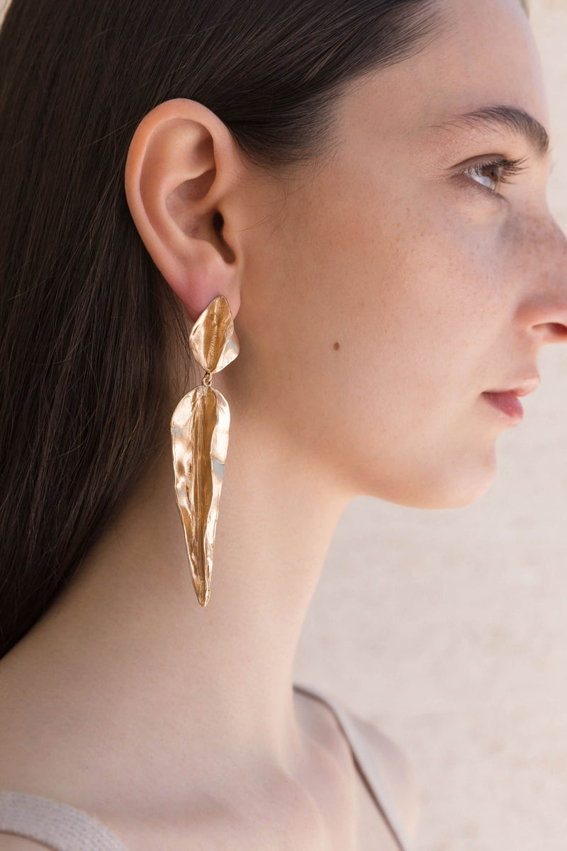 Orecchini - Arizona Long Earrings - Giulia Barela Jewelry | Gioielli eleganti e particolari fatti in Italia fagnani belve francesca foglia