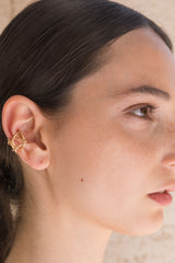 Orecchini - Knot Light Ear Cuff - Giulia Barela Jewelry | Gioielli eleganti e particolari fatti in Italia