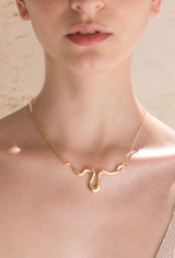Collane - Ribbon Necklace Medium - Giulia Barela Jewelry | Gioielli eleganti e particolari fatti in Italia