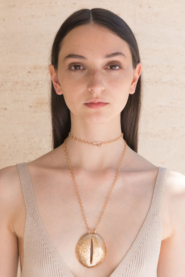Eye Big Pendant | Giulia Barela Jewelry