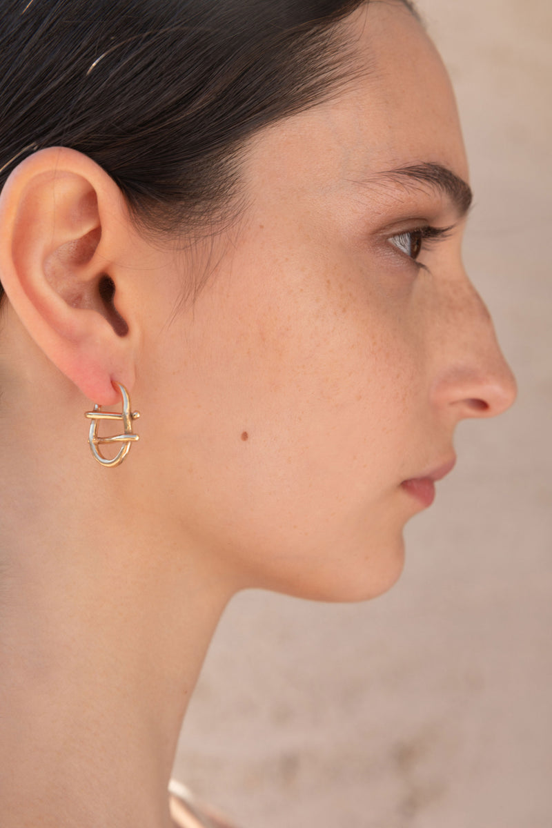 Orecchini - Signum Alpha Earrings - Giulia Barela Jewelry | Gioielli eleganti e particolari fatti in Italia