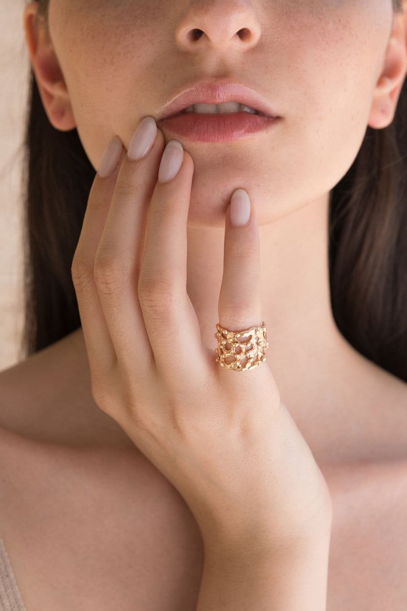 Anelli - Pebbles Ring - Giulia Barela Jewelry | Gioielli eleganti e particolari fatti in Italia