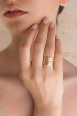 Anelli - Leaves Single Ring - Giulia Barela Jewelry | Gioielli eleganti e particolari fatti in Italia