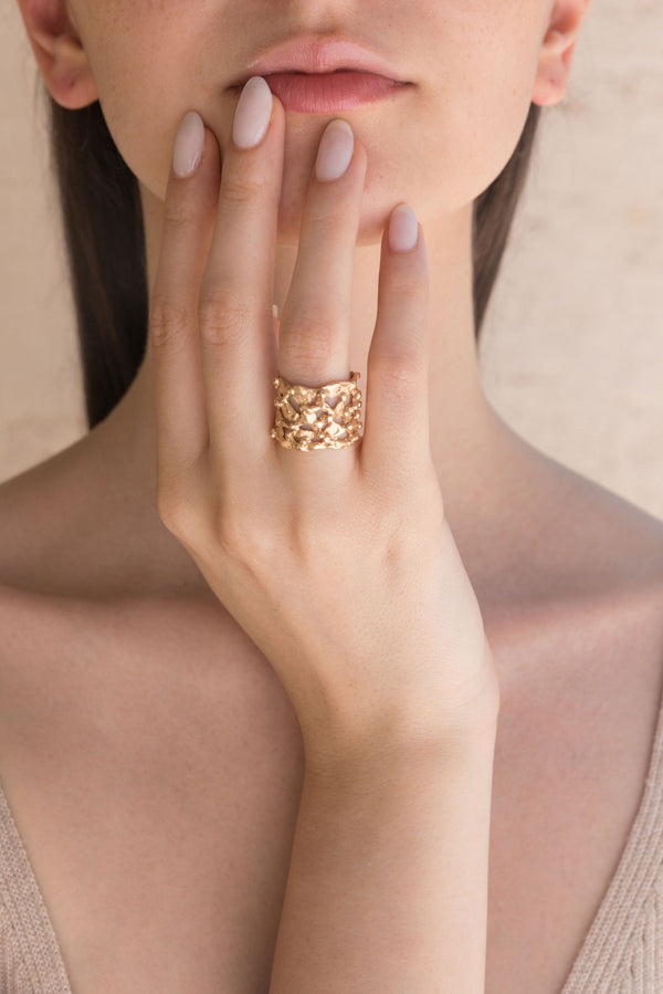 Anelli - Pebbles Ring - Giulia Barela Jewelry | Gioielli eleganti e particolari fatti in Italia