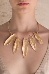 Collane - Leaves Necklace - Giulia Barela Jewelry | Gioielli eleganti e particolari fatti in Italia