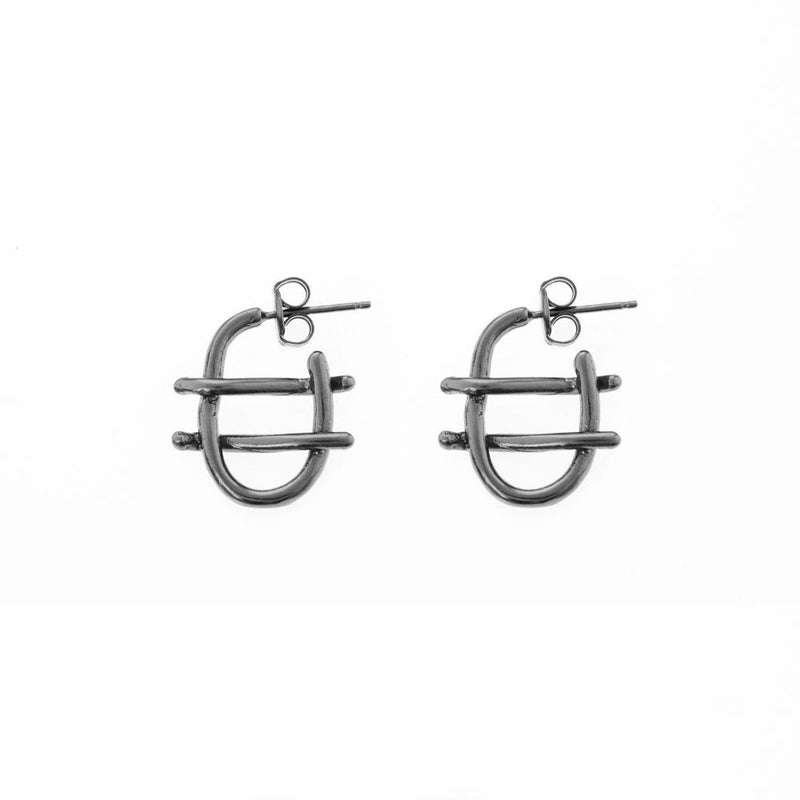 Orecchini - Signum Alpha Earrings - Giulia Barela Jewelry | Gioielli eleganti e particolari fatti in Italia