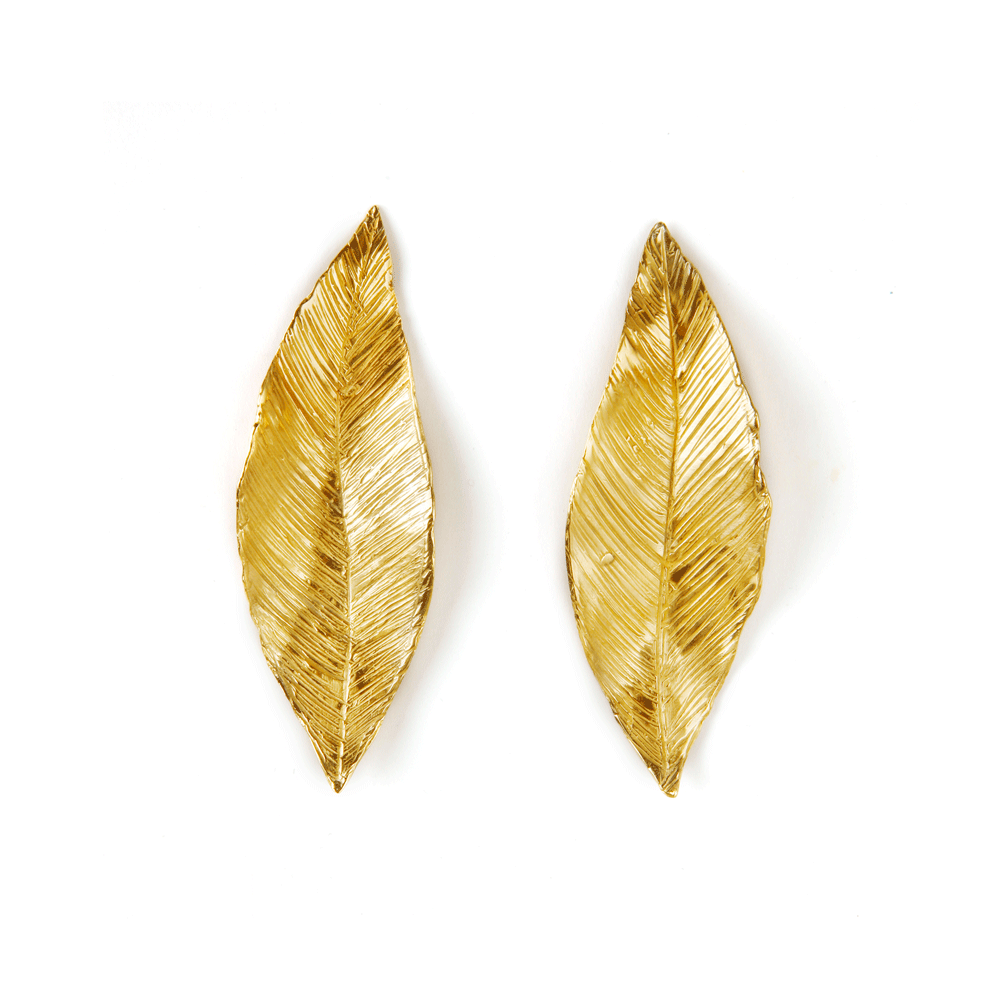 Leaves Big Earrings - Orecchini di Giulia Barela Gioielli/Jewlery fagnani belve francesca foglia