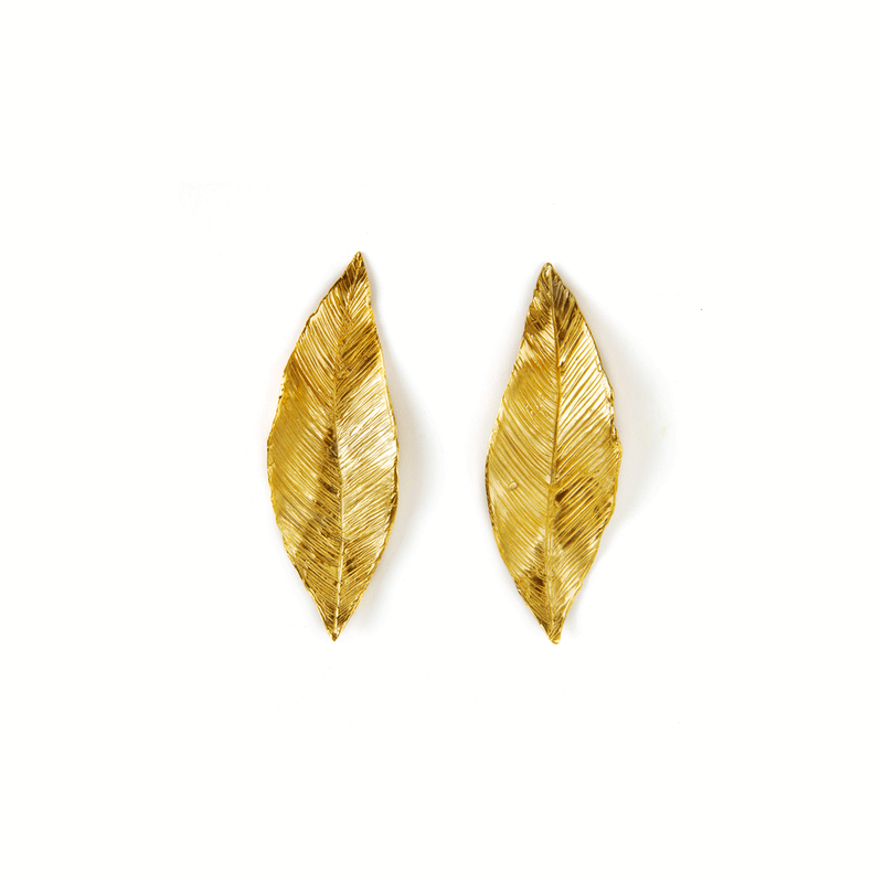 Leaves Earrings - orecchini a forma di foglia