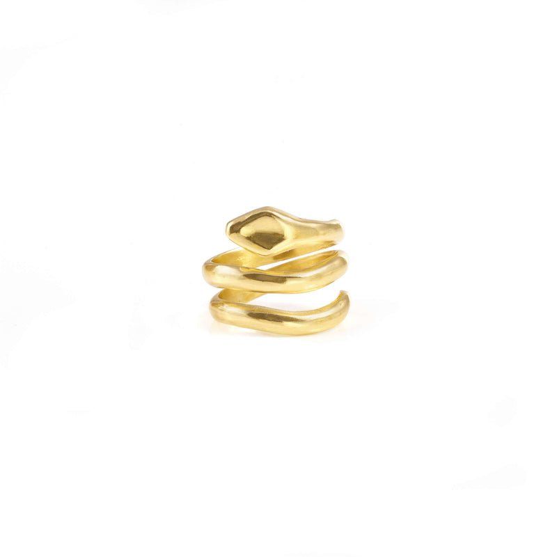 Anelli - Double Coil Ring - Giulia Barela Jewelry | Gioielli eleganti e particolari fatti in Italia