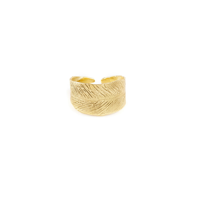 Anelli - Leaves Single Ring - Giulia Barela Jewelry | Gioielli eleganti e particolari fatti in Italia